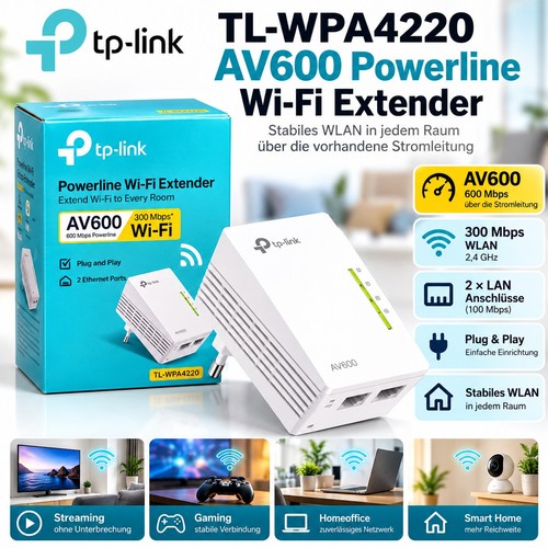 Link wpa4220 av600 - tp-link, tl-wpa4220